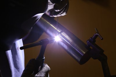 Wolfram-Inertgas-Schweißen zu Ausbildungszwecken
