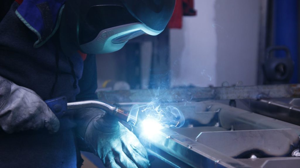 Verarbeitung von Schweißbaugruppen aus Aluminium