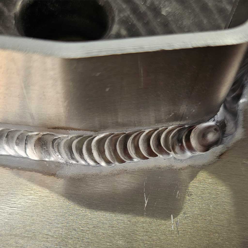 Schweißnaht Aluminium
